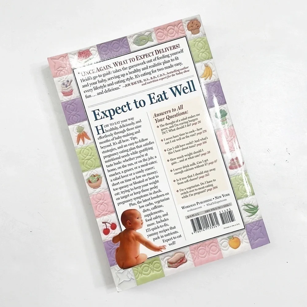 What to Expect Eating Well When You're Expecting paperback book